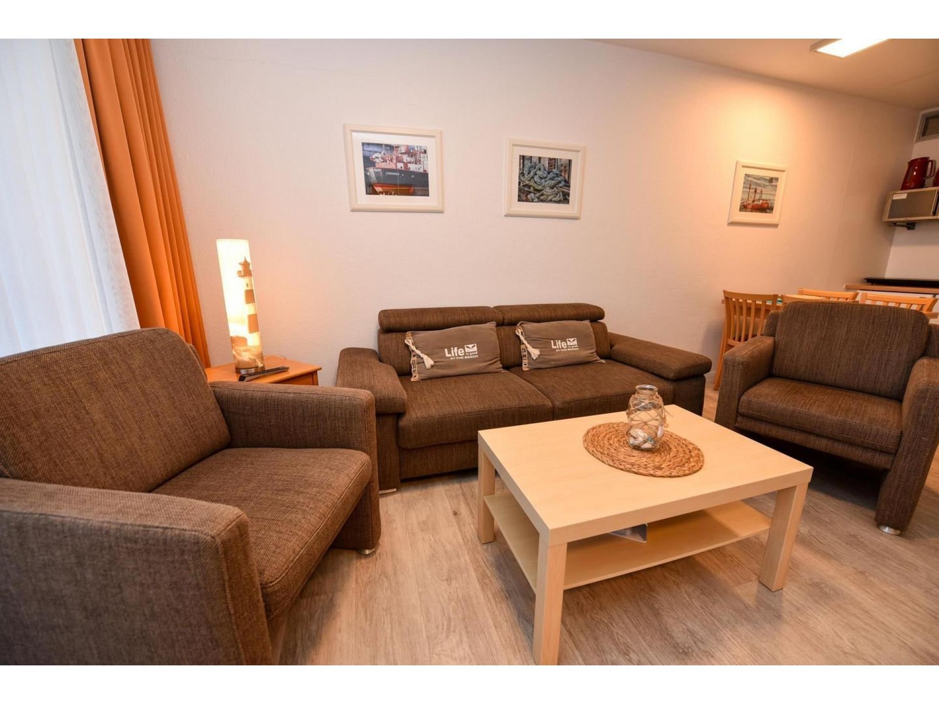 Ferienwohnung  NW 24  Meerblick  mit Terrasse